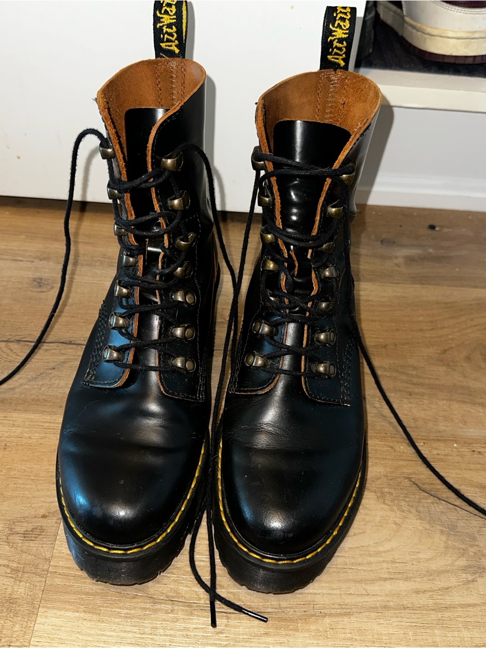 Dr. Martens Women's Leona platform boots